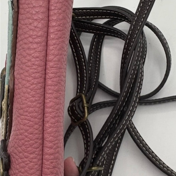 Chala Crossbody Zip Wallet Wristlet Cell Phone Bag Butterfly PETA approved VEGAN - Picture 6 of 7